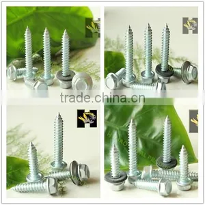 C1022 Gal Hex Flange Head Self Tapping Screw thumbnail-1