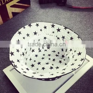 2016 Summer New Arrived Custom Bucket Hat Star Printed Special Design Bucket Hat Cheap Hats thumbnail-4