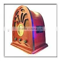 Retro Radio - Wooden Mp3 Player With Speaker - 50s Gift thumbnail-1