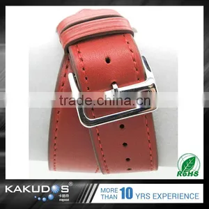 2016 Hot Selling Leather Red Sport 42mm Watch Band for Apple Watch thumbnail-4