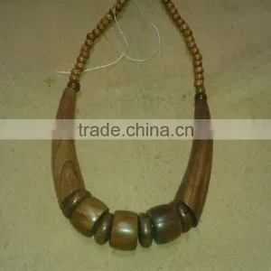 Special Design Necklace/Wholesale Fashion Large Garnet Jewelry Wooden Beads Necklace/Hot Sale thumbnail-5