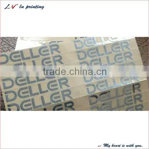Custom Standard Transparent Pvc Adhensive Label Sticker With Logo Sliver Stamp Wholesale thumbnail-1