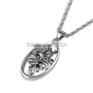 Latest New Fashion Stainless Steel Casting Flower of Life Pendant thumbnail-3