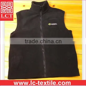 China Clothing Factory Direct Wholesale Personalized Womens Sleeveless 280gsm Work Fleece Vest With Zip-close Pockets(LCTU0056) thumbnail-3