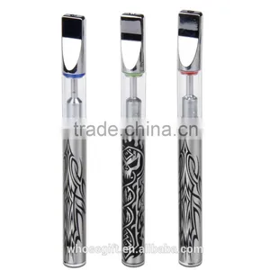 High Quality 510 Thread Hemp Oil CBD Vape Pen With Metal Tip Glass Tank thumbnail-1