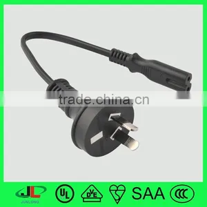 Australia 2 Pin Plug Extension Cords Flat Plug SAA Power Plug With 303 Switch thumbnail-6