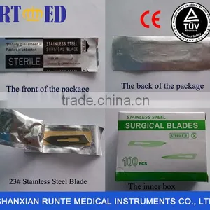 Sterilized Stainless Steel Surgical Blade thumbnail-1