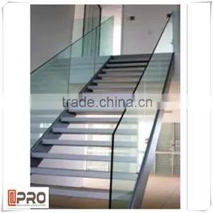 New Design Modern Stair Railing Glass Aluminium Balustrade thumbnail-6