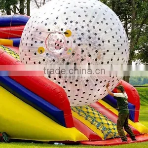 PVC Zorb Ball Ramp TPU,inflatable Zorb Ball Slide thumbnail-1
