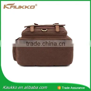 Vinrage Style Wholesale Custom Brand Logo Canvas Backpack FS261 thumbnail-5