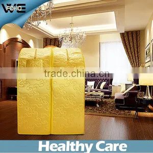 Portable Home Indoor Folding Detox Sauna,Gold Color Far Infrared Sauna Room for Sale thumbnail-1