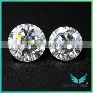 Pure White D E F Color Clarity Vvs 0.7mm to 8mm Round Brilliant Cut Synthetic Moissanite Stones thumbnail-5