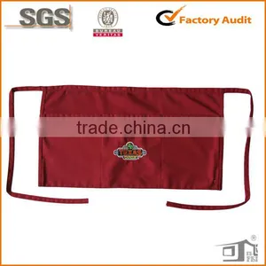 Short Waist Apron for Promotion Bars Restaurant Logo Embroidery thumbnail-1