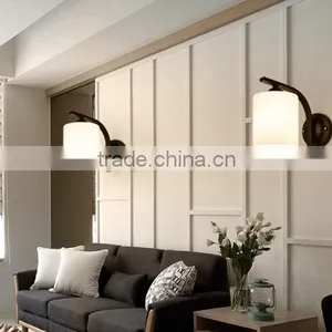 Hot Sale Classic Loft Style Vintage Glass Wall Lamp / Light For Living Room And Hotel thumbnail-5