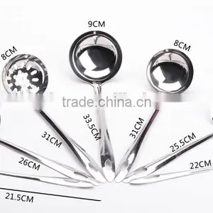 2016 HighQuality Korean Kitchenware Stainless Steelkitchen Tools/Hot Pot Spoon/strainer Customizable LOGO 1PCS S41 thumbnail-1