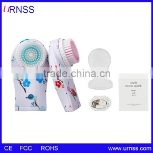 Manufacture High Quality Fast Delivery URNSS Electric Facial Cleansing Brush thumbnail-1
