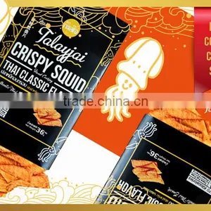 Talayjai : Crispy Squid Thai Dried Seafood Snack Classic Flavor thumbnail-1