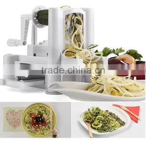 Tri-blade Turning Spiral Slicer 3 in 1 / Tri-blade Spiralizer / Spiral Vegetable Slicer thumbnail-3