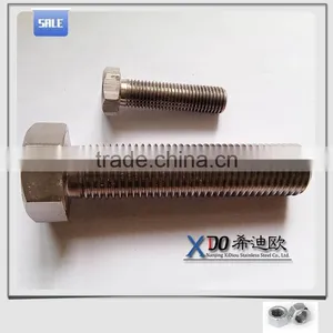 Inconel625/N06625 Stainless Steel Fastener Full Thread Hex Bolts Alloy625 En2.4856 thumbnail-1