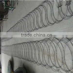 Hot Dipped Galvanized Razor Barbed/powder Coated Wire(anping Manufacture High Quality and Low Price) thumbnail-1