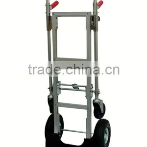 HT1864 Aluminum Hand Trolley, Four Wheel Hand Trolley, 2 in 1 Hand Trolley thumbnail-1