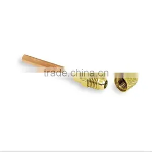 1/8 Inch Refrigeration Charging Valve, Copper Access Valve, Pin Valve thumbnail-1