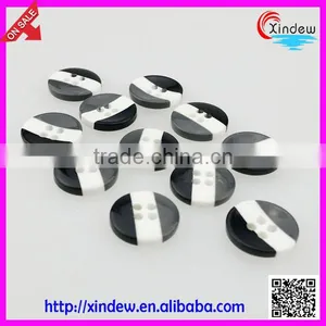 Black Striped Shirt Button for Men Wholesale thumbnail-1