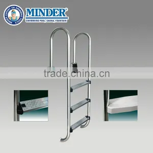 MU Series AISI 304 and 316 Pool Step Ladderspool Ladder/easy Installation Swimming Pool Ladder thumbnail-1