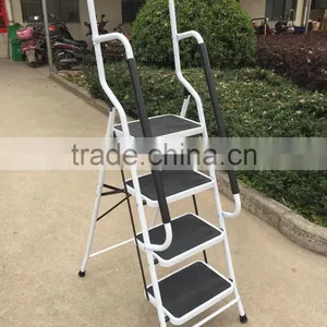 With New EN131/14183 ,ANSI /SGS Foldable 4 Step Ladder With Handrail,folding Ladder thumbnail-1