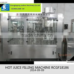 Zhangjiagang Jiazhou Machinery RCGF18186 Three-in-one Hot Juice Filling Machine thumbnail-1