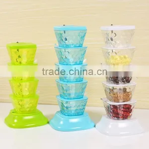 Acrylic Seasoning Box - Storage Container Condiment Jars thumbnail-3