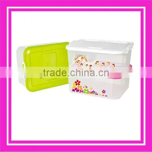 Plastic Storage Container & Storage Box With Handles thumbnail-1