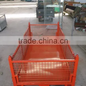 Collapsible Pallet Steel Crate Wire Mesh Box thumbnail-2