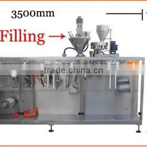 BS-180 Two Linked Pouch Sachet Small Bag Filling Sealing Packing Machines for Coffee Powder, Granule Oats thumbnail-3