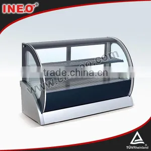 Table Top Hot Bread Rack Curved Glass Bakery Display/Bakery Display Racks/Bakery Rack thumbnail-1