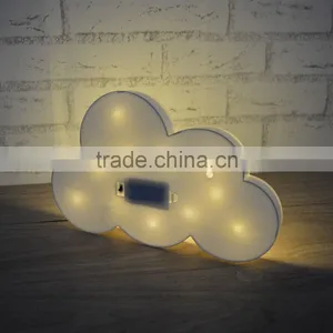 Promotion Gift White Cloud 11LED Home Room Wall Decoration Hanger Kids Children Baby Night Light thumbnail-5