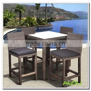 Audu Wicker Indoor Cheap Resort Bar Furniture thumbnail-1