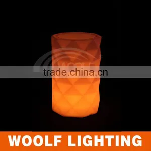 Cheap Waterproof Outdoor Glow LED Flower Pot thumbnail-3