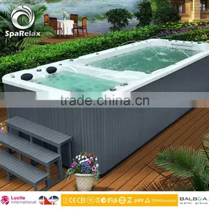 Europe Luxury Acrylic 6 Meter Endless Swimming Pool Spa Outdoor Spa Pool/Swimming Spa thumbnail-1