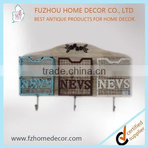 Hot Sale Hollow Out Wall Mounted Metal Magzine Holder thumbnail-3