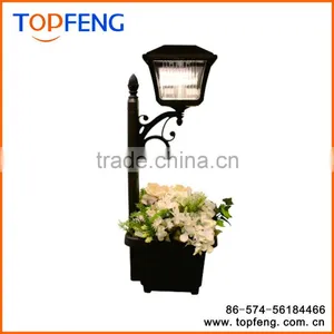 3 In 1 Solar Lantern With Mini Planter With Adjustable Height thumbnail-1