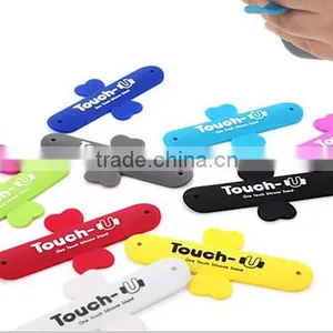 2014 Promotional One Touch Silicone Slap Smartphone Holder thumbnail-1