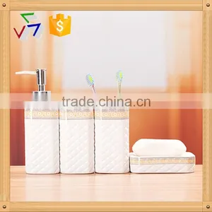 Square Shape Ceramic Bathroom Furniture Set thumbnail-1