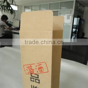 2016 World Modern Kraft Thread Paper Wine Bottle Paper Bags With or Without Handles thumbnail-4