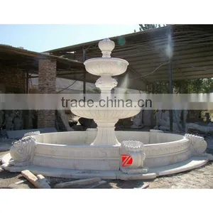 Natural Garden Stone Fountain for Outdoor Decoration H260cm thumbnail-1