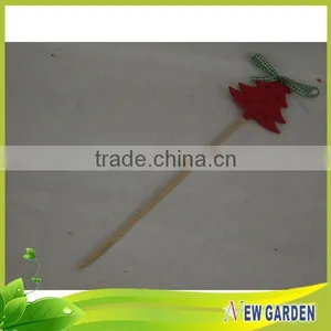 Garden Decoration Plastic and Bamboo Round Decorative Floral Sticks thumbnail-3
