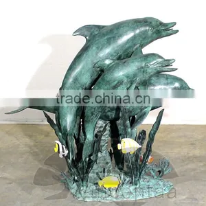 Indoor Dolphin Water Fountain thumbnail-2