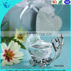 Hot Sale Wedding Crystal Gifts K9 Crystal Pumpkin Car thumbnail-2