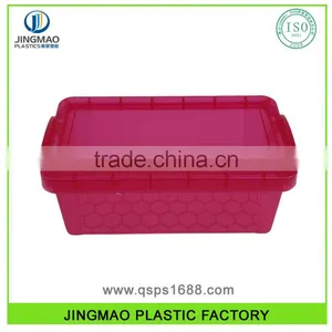 Colorful Cheap Storage Plastic Box With Lid With Lock thumbnail-2