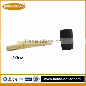 16OZ Black Headed Rubber Mallet thumbnail-1